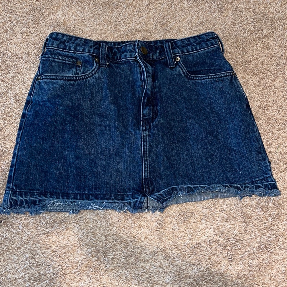 FREE PEOPLE Denim Mini Skirt